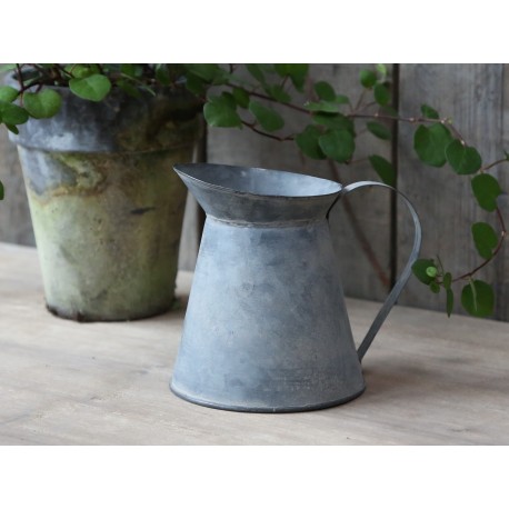 French jug antique zinc deco