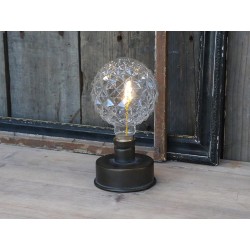 Lamp w.patterned bulb