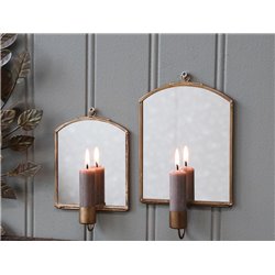 Wall Candlestick w. mirror