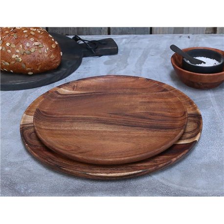 Laon Cover plate acacia wood