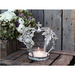 Crown Candle stick w. roses
