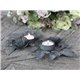 Candlestick w leaves f. tealight candles