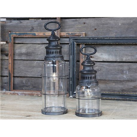 French stable Lantern incl bulb/timer