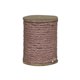 Jute ribbon on wooden spool antique rose