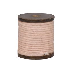 Cotton band on wooden spool antique rose