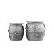 Flower pots f. deco set of 2