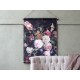 Canvas f. hanging w. French floral print