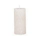 Rustic pillar candle (X20) w. glitter
