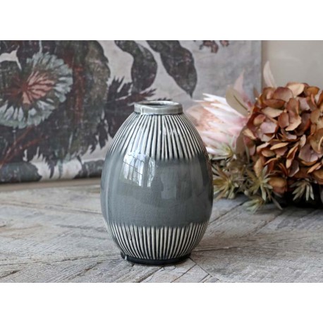 Alsace Vase w. striped pattern