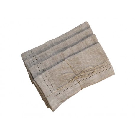 Napkin w. perforated edge set/4