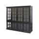 Display Cabinet w. 8 doors/shelves