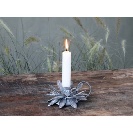 Chamberstick flower short dinner candles