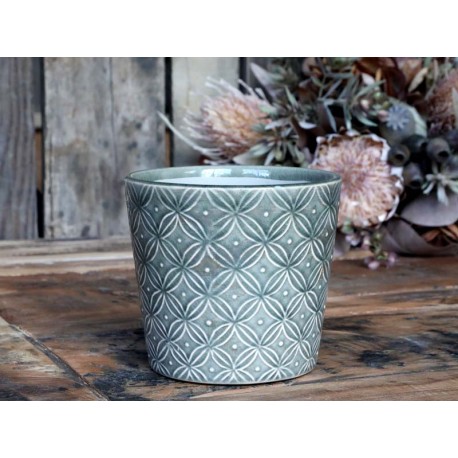 Flowerpot w. pattern