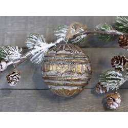 Christmas Bauble w. pattern