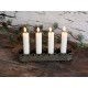 Advent Candleholder w. lace edge