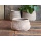 vron Flowerpot w. braided pattern