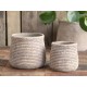 vron Flowerpot w. braided pattern