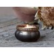 Tealight holder w. pearl edge