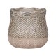 Valence Flowerpot w. leaf pattern