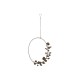 Wreath for taper candle w. hanging
