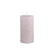 Rustic Pillar Candle w. glitter