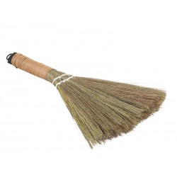 Sweeping broom made of natural straw