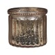 Tealight holder w. pearl edge