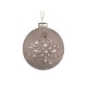 Christmas Bauble w. gold pattern