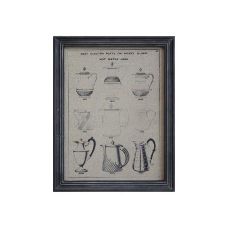 Picture w. jugs & black frame