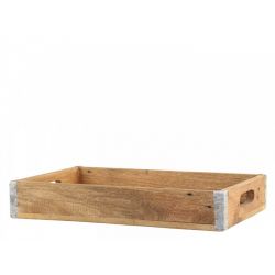 Grimaud Tray in wood w. handles