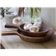 Laon tray w. handle acacia wood