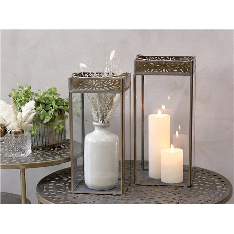 Lantern w. decor edge