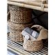 Wicker Basket w. lid set of 3