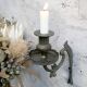 Old French Candlestick for wall w. deco