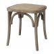 French Stool w. woven seat