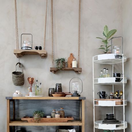 Grimaud Shelf w. jute rope for deco