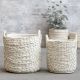 Corte Flowerpot w. braided pattern