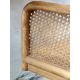 Krzesło Biurowe z Rattanowym Siedziskiem i Oparciem Chic Antique