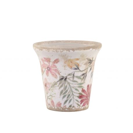 Auray Planter w. flowers