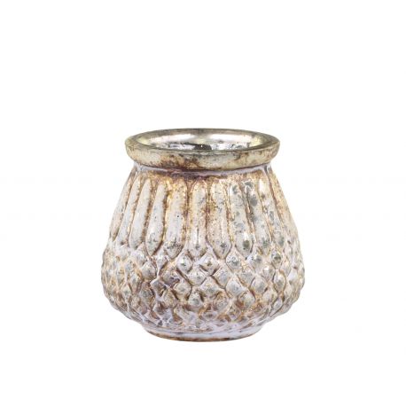 Tealight Holder w. gold