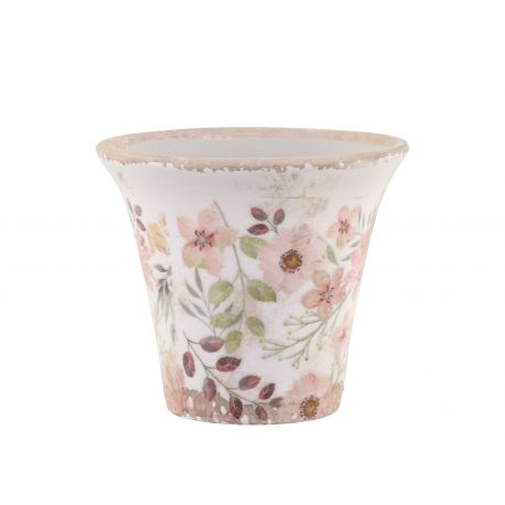 Auray Planter w. flowers