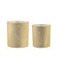 Tealight Holder w. flowers set of 2