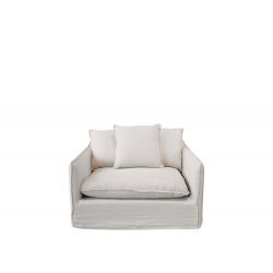 Malo Chair in linen w. 3 pillows