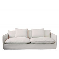 Malo Sofa in linen w. 5 pillows