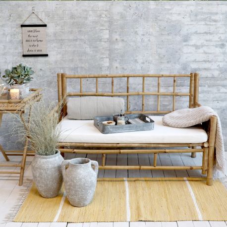 Lyon Sofa bamboo w. cushion