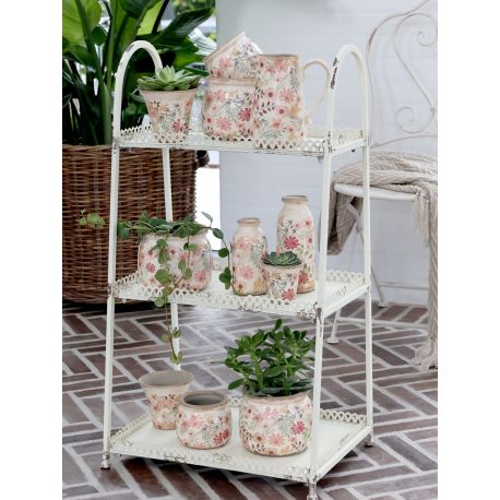 Niski Regał/Kwietnik Prowansalski Chic Antique