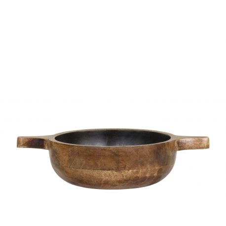 Tours Bowl in wood w. handles