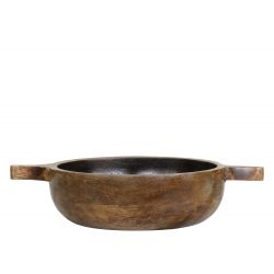 Tours Bowl in wood w. handles