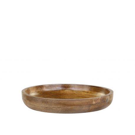 Tours Bowl in wood w. carvings