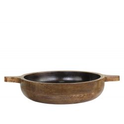 Tours Bowl in wood w. handles